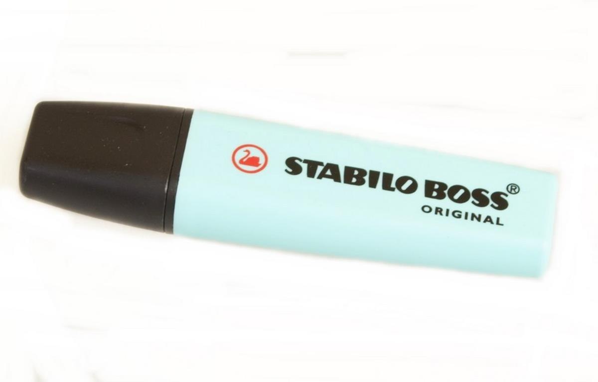 ZAKREŚLACZ TURKUSOWY PASTEL BOSS PUDEŁKO 10 SZTUK STABILO 70/113 STABILO